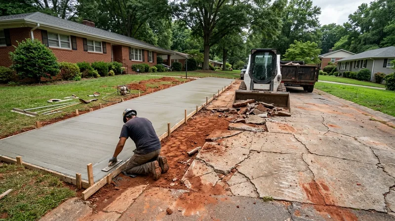 Concrete Removal & Replacement Charlotte